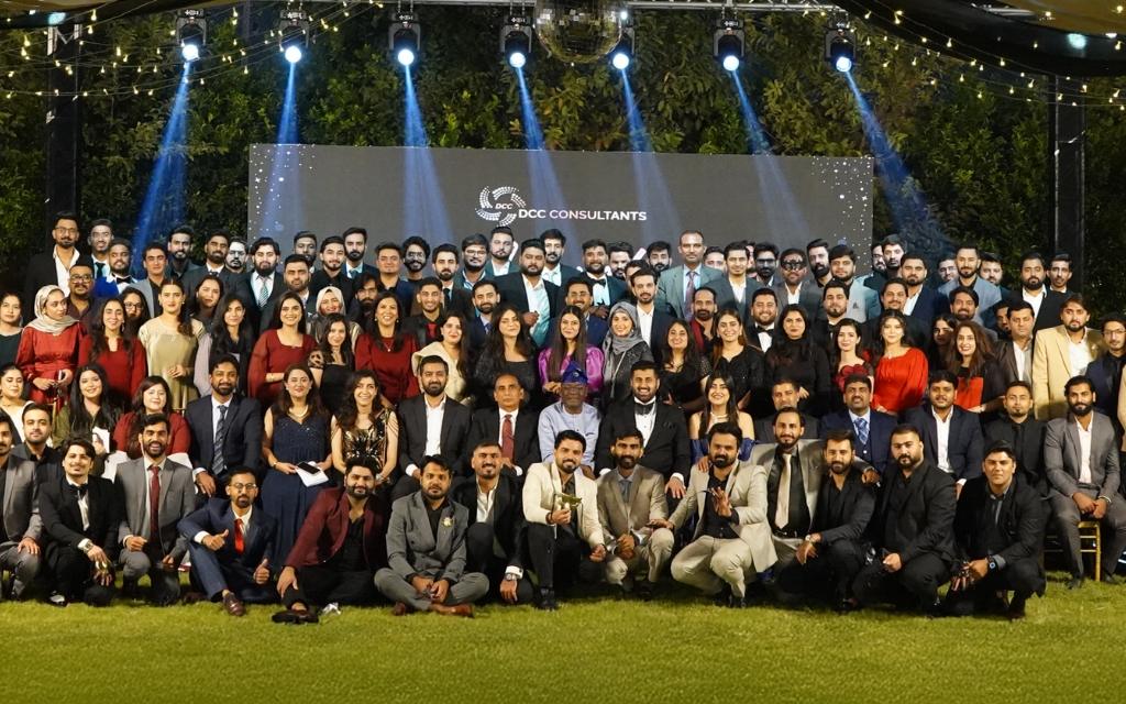 DCC Consultants colleagues together at their annual dinner